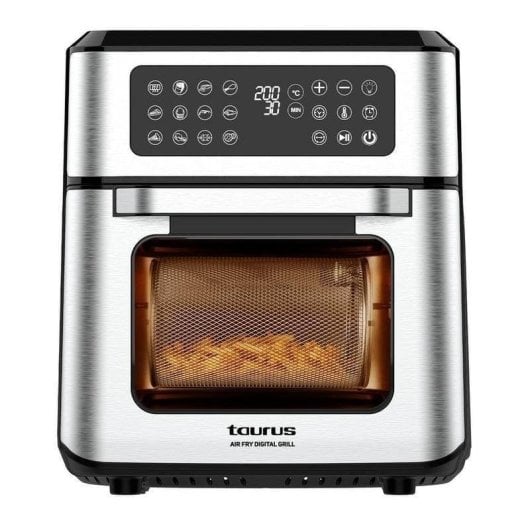 Fritadeira de Ar Taurus Air Fry Digital Grill 12L 1800W painel táctil 12 programas
