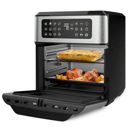 Freidora de aire Taurus Air Fry Digital Grill 12L 1800W con 12 programas y panel táctil