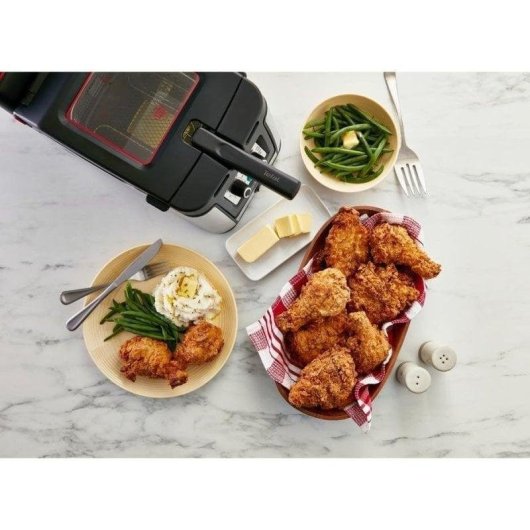 Fritadeira Tefal Clear Duo FR600D 1,2 kg 2000W Inox com Filtro Anti-Odor