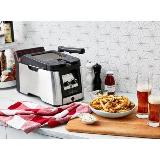 Friteuse traditionnelle Tefal FR600D 3,5L 2000W filtre anti-odeur panier amovible