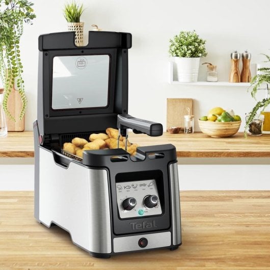 Friteuse traditionnelle Tefal FR600D 3,5L 2000W filtre anti-odeur panier amovible