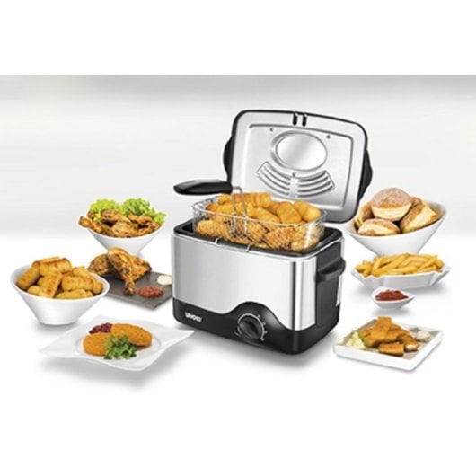 Freidora traditionell UNOLD 58615 1.5L 1200W mit Sichtfenster und Rezeptbuch