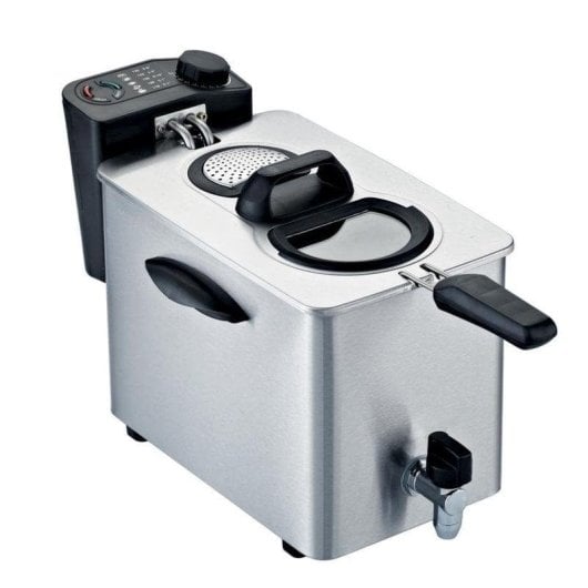 Fritadeira RGV FR TYPE4L 4L 2500W com grifo de drenagem e termóstato ajustável