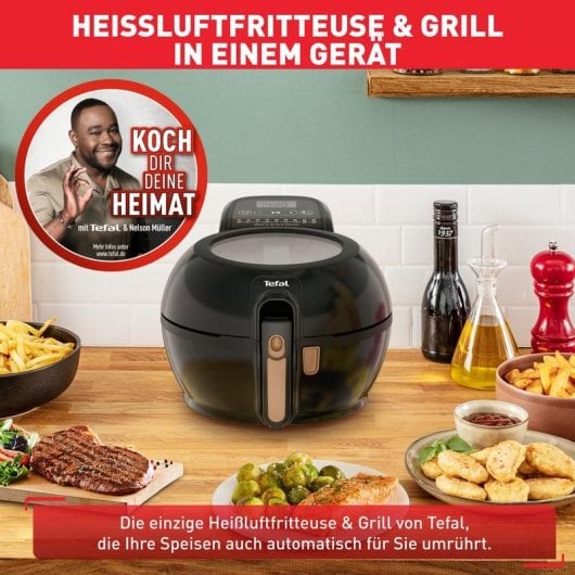 Friggitrice ad aria Tefal ActiFry FZ775810 1.2L 1520W Touch Screen 9 programmi