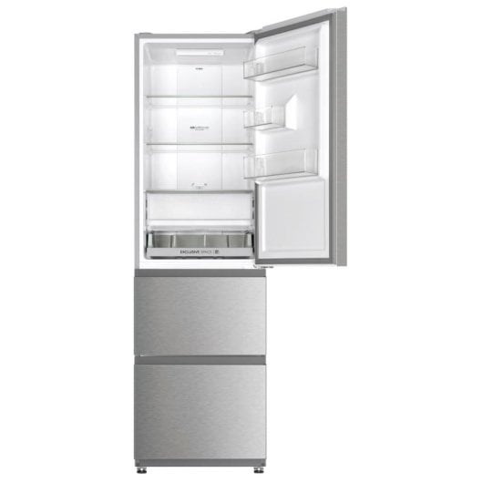 Réfrigérateur Combiné Haier HTR3518ENMX No Frost 185 cm 303 L E Inox