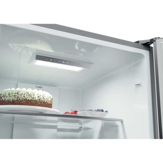 Réfrigérateur Combiné Haier HTR3518ENMX No Frost 185 cm 303 L E Inox