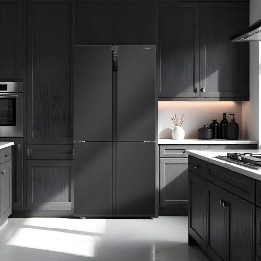 Frigorífico Americano Aspes A418800ENFIDDX No Frost 183 cm 436 L E Dark Inox