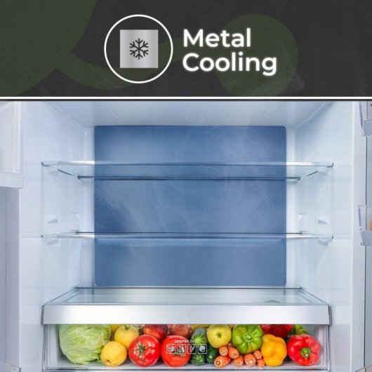 Frigorífico Americano Aspes A418800ENFIDDX No Frost 183 cm 436 L E Dark Inox