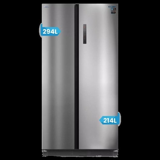 Frigorífico Americano INFINITON SBS-535A93XEB No Frost 193cm 508L E Inox
