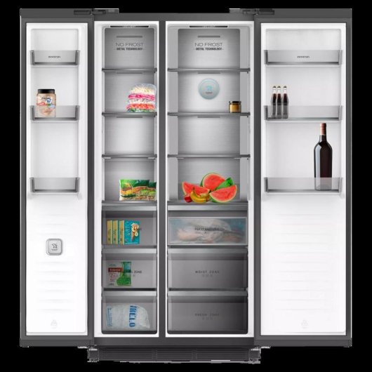 Frigorífico Americano INFINITON SBS-535A93XEB No Frost 193cm 508L E Inox