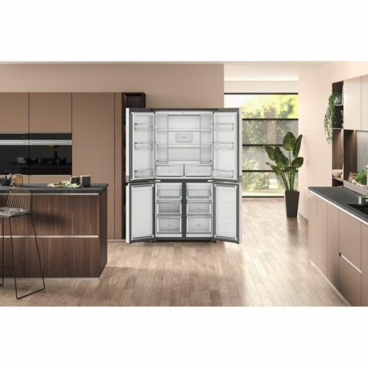 Frigorífico Americano HOTPOINT HAQ9 E2L EF No Frost 187cm 610L E Inox