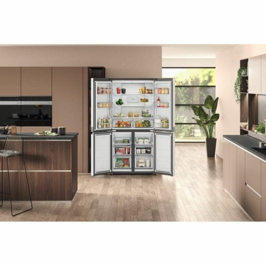 Frigorífico Americano HOTPOINT HAQ9 E2L EF No Frost 187cm 610L E Inox