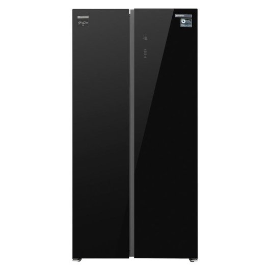 Frigorífico Americano INFINITON SBS-630A85NEG Total No Frost 185cm 540L E Preto