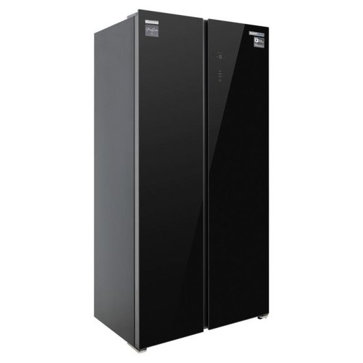 Frigorífico Americano INFINITON SBS-630A85NEG Total No Frost 185cm 540L E Preto