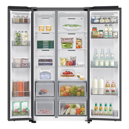 Frigorífico Americano Samsung RS70F65QEF No Frost 178cm 659L E Preto WiFi