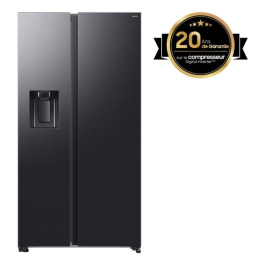 Frigorífico Americano Samsung RS70F66KCF No Frost 178cm 634L C Preto WiFi