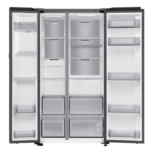 Frigorífico Americano Samsung RS80F64KEF No Frost 178cm 640L D Preto WiFi IA