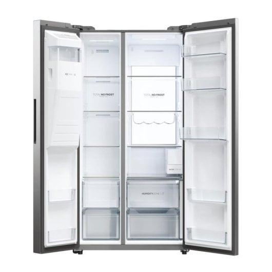 Frigorífico Americano Haier HSW79F18CIMM No Frost 178cm 601L C Inox WiFi