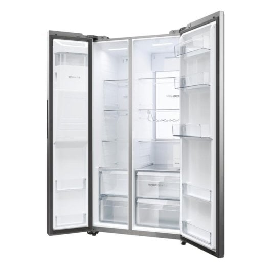 Frigorífico Americano Haier HSW79F18CIMM No Frost 178cm 601L C Inox WiFi