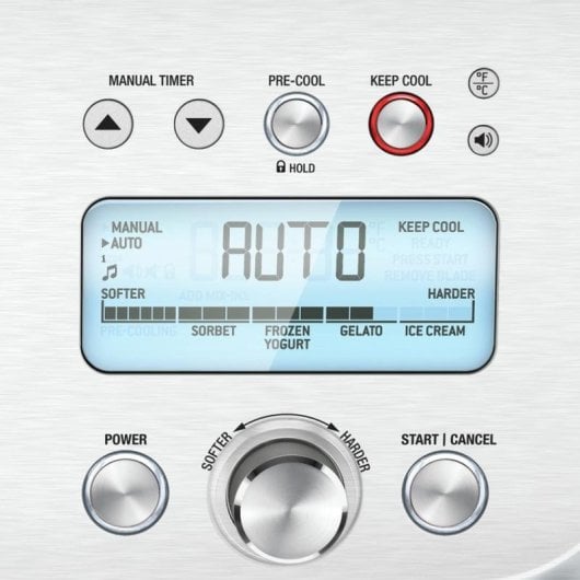 Heladora SAGE The Smart Scoop SCI600BSS2EEU1 1L Aço Inoxidável 200W Timer