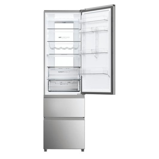Frigorífico Combi Haier HTW7620ANMG No Frost 205cm 414L A Inox WiFi IA
