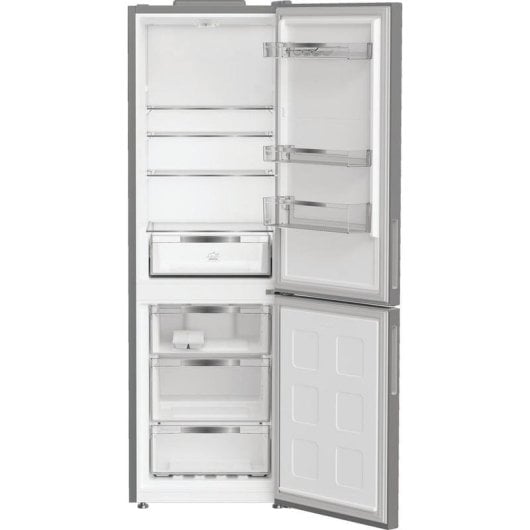 Frigorífico Combi Hotpoint HPKH 1361 S4E No Frost 187cm 325L E Plata Alarma Puerta
