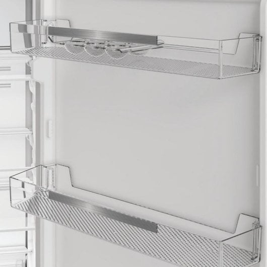 Frigorífico Combi Hotpoint HPKH 1361 S4E No Frost 187cm 325L E Plata Alarma Puerta