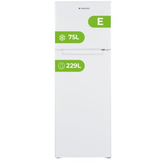 Frigorífico Dois Portas Aspes AF17601E Defrost 172cm 304L E Branco