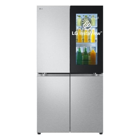 Frigorífico Americano LG GMV960MBDE No Frost 179cm 666L E Prata WiFi IA