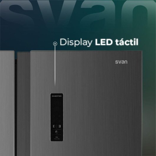 Frigorífico Americano SVAN SA18901ENFX No Frost 177cm 442L E Inox