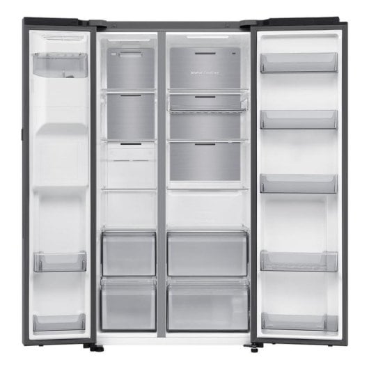 Frigorífico Americano Samsung RS90F64EDT No Frost 178cm 621L D Inox WiFi IA