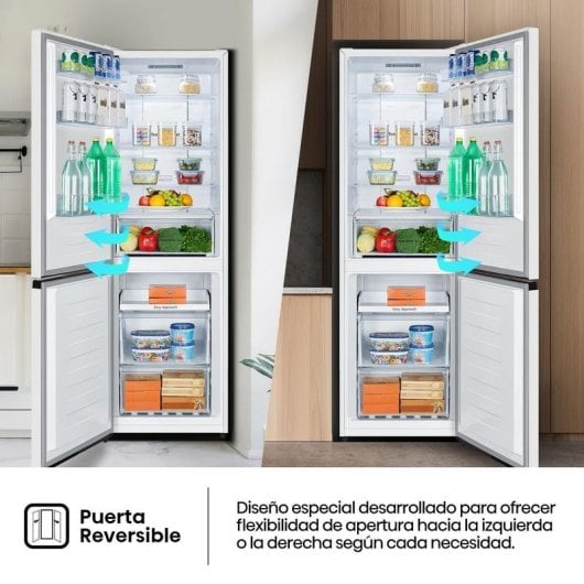 Frigorífico Combi Hisense RB390N4AWE1 No Frost 186 cm 304 L E Branco