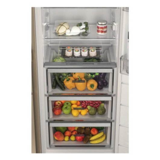 Frigorífico Una Puerta Whirlpool WHSD18A013C2 No Frost 177cm 306L E Acero Botellero