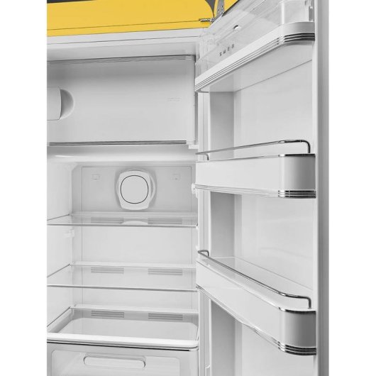 Frigorífico Una Puerta SMEG FAB28RYW6 No Frost 153cm 270L C Amarillo Retro