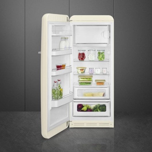 Frigorífico Una Puerta SMEG FAB28LCR6 No Frost 153 cm 270L C Crema Retro