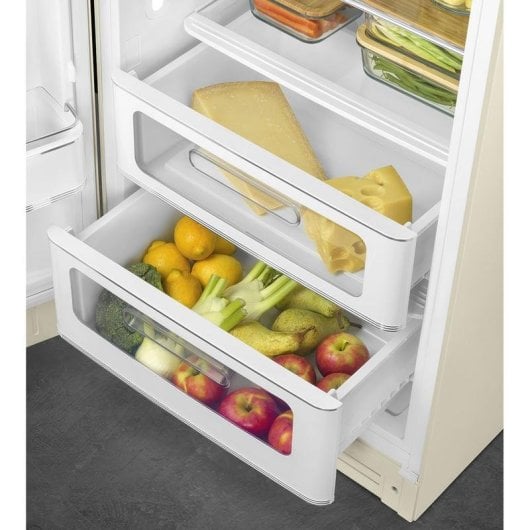 Frigorífico Una Puerta SMEG FAB28LCR6 No Frost 153 cm 270L C Crema Retro