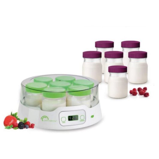 Yogurtière LITTLE BALANCE Yogurt 7 Digital 1,33L 7 pots écran minuteur