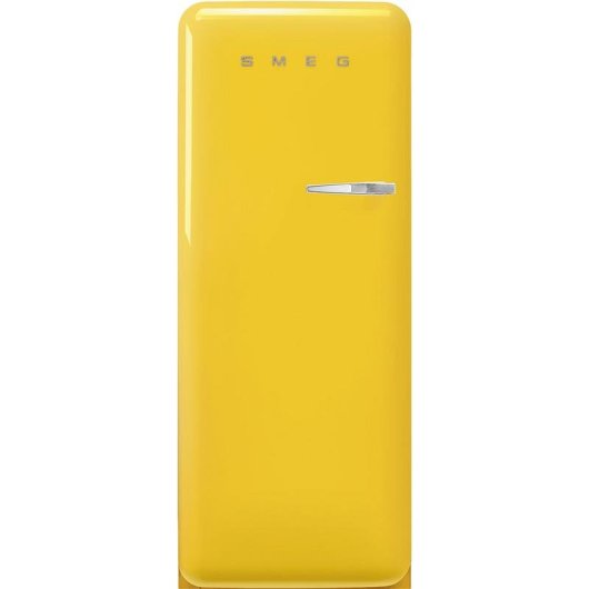 Frigorífico Una Puerta SMEG FAB28LYW6 Defrost 153cm 270L C Amarillo Retro