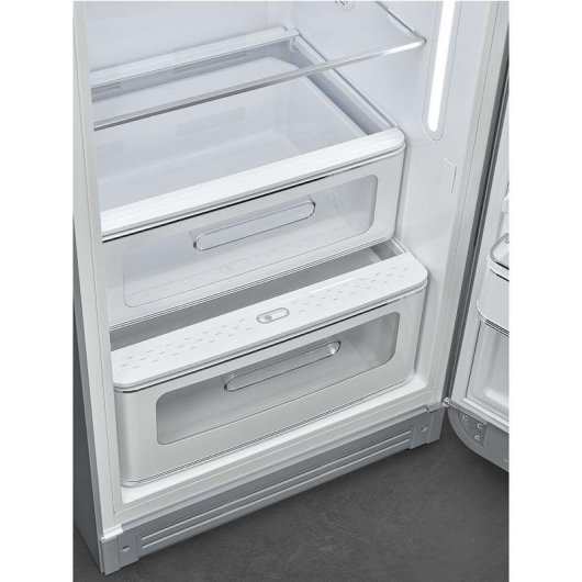 Frigorífico Una Puerta SMEG FAB28RSV6 No Frost 153cm 270L C Plata