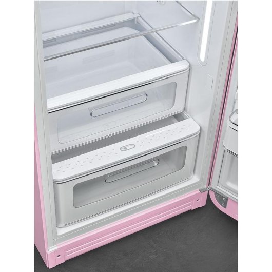 Frigorífico Una Puerta SMEG FAB28RPK6 No Frost 153cm 270L C Rosa