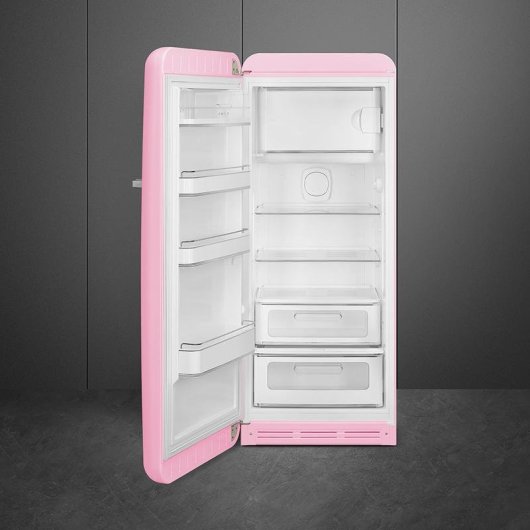 Frigorífico Una Puerta SMEG FAB28LPK6 No Frost 153cm 270L C Rosa