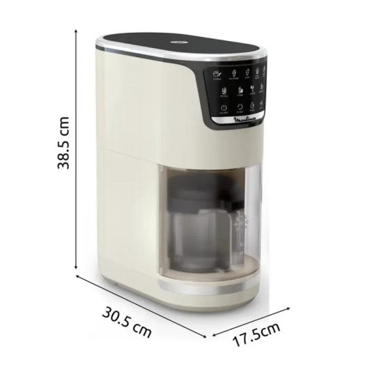 Heladeira Moulinex Dolci MJ602AF0 1,4L 600W 3 Recipientes Touch Branca