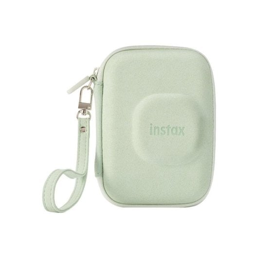 Estojo para Câmara Fujifilm Instax Mini LiPlay Velvet Matcha Green Compacto
