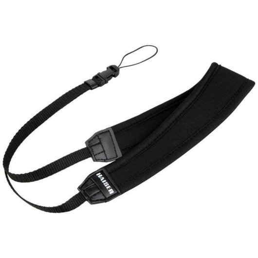 Cinghia per fotocamera Kaiser 6742 neoprene nera 53 cm x 45 mm