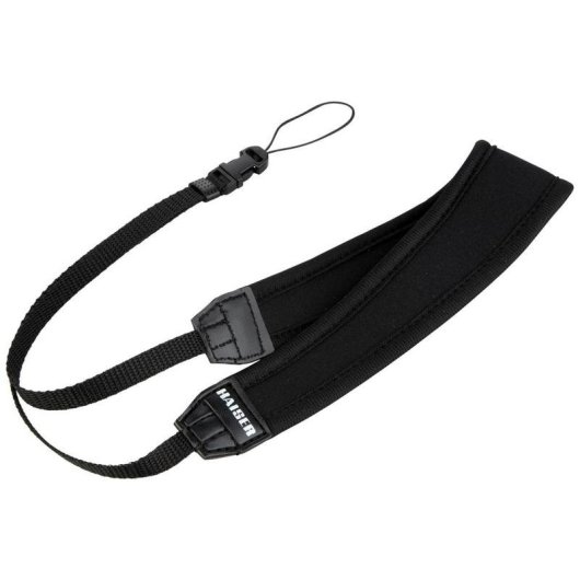 Cinghia per fotocamera Kaiser 6742 neoprene nera 53 cm x 45 mm