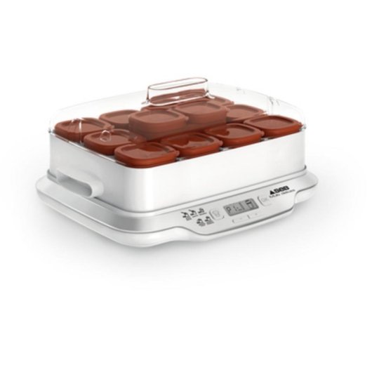 Yogurtière SEB YG661A00 600 W 1,68 L 12 pots écran inox