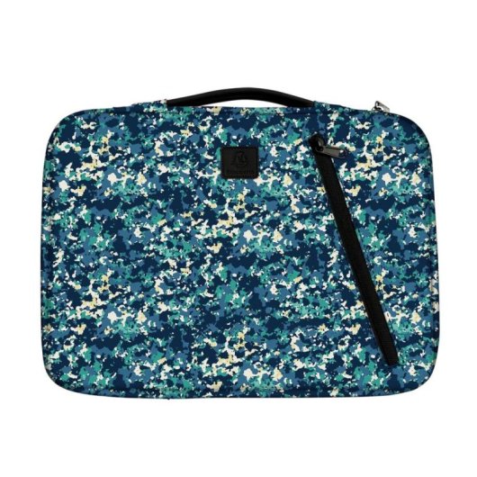Laptop-Hülle EXACOMPTA Veggie 14" 285g recyceltes Polyester Blau Türkis