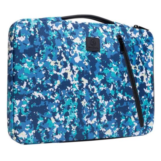Laptop-Hülle EXACOMPTA Veggie 14" 285g recyceltes Polyester Blau Türkis