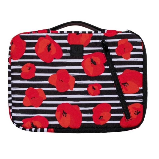 Housse ordinateur portable Exacompta Mohnblume 14 pouces polyester recyclé motif poignée