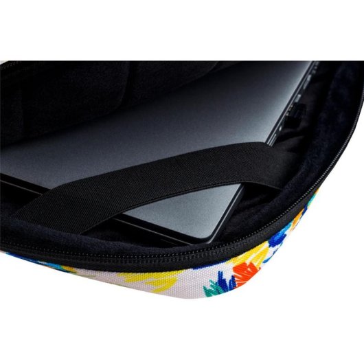 Funda Exacompta Afrika 14" poliéster reciclado multicolor resistente salpicos